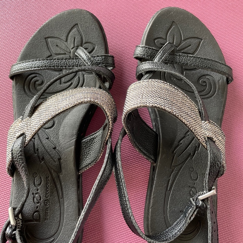 b.o.c Born concept black sandals